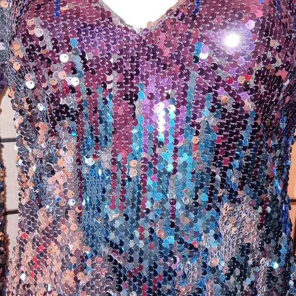 Ladies sequined dress size S - Picture 5 of 11